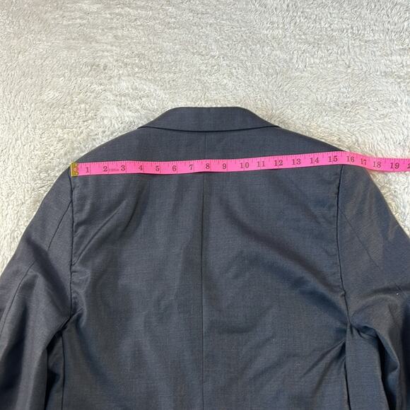 Naldini Italian hand tailored suit super 150 wool 30x28 Short - Picture 4 of 15